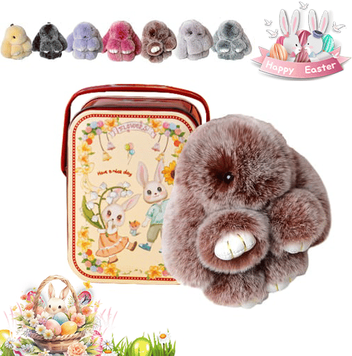 🏆 Only $7.99 Last Day Sale! Handmade Soft Bunny Charms🐰