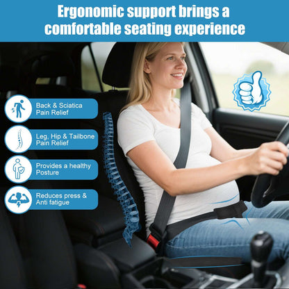 NHTSA recommended pregnancy car seat cushion - belly protection & pain relief